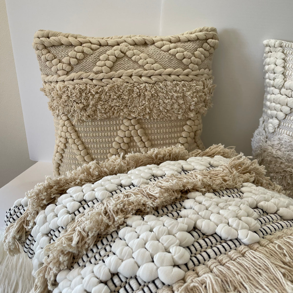 Boho Rustic Cushion Duo (Set of Two)