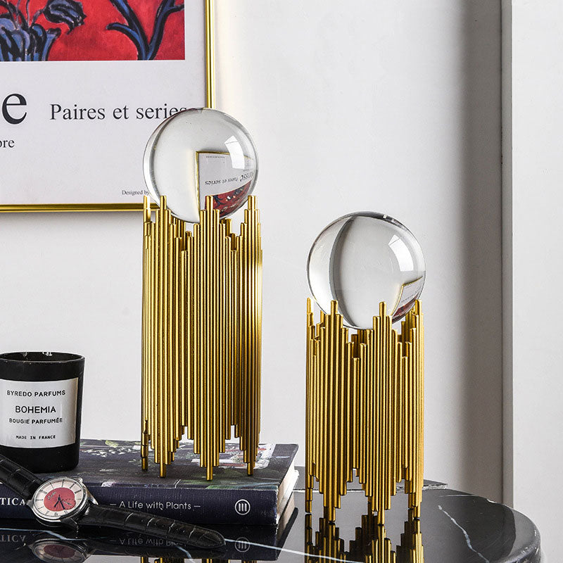 Luxe Glass Ball Gold Ornament