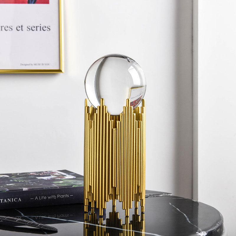 Luxe Glass Ball Gold Ornament