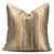 Gold grey luxe cushion