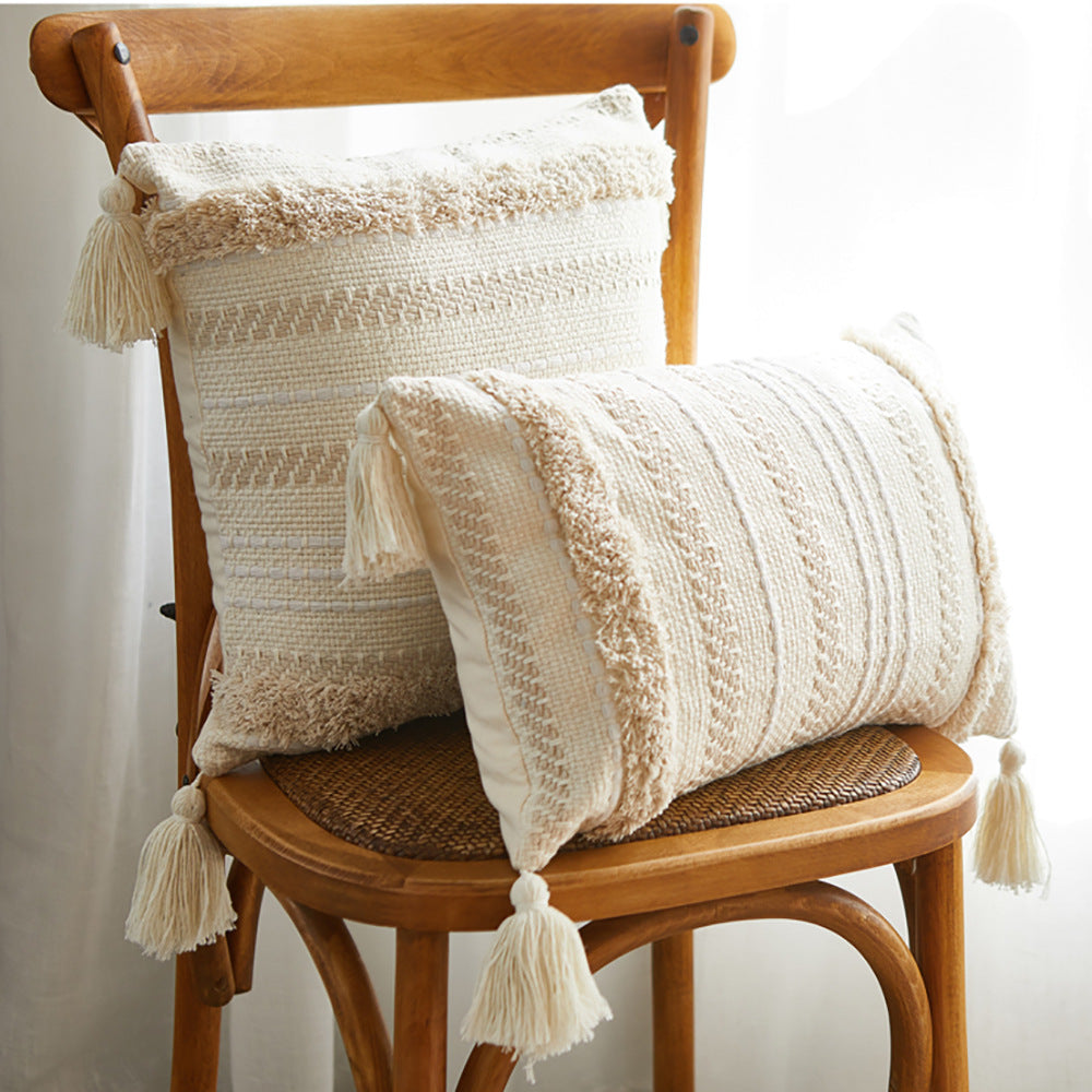Farmhouse Country Style Tuft Cushion