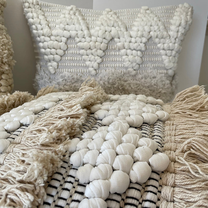 boho handloomed cushion