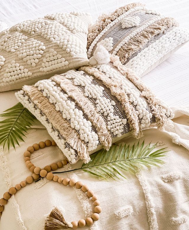 handmade boho cushion