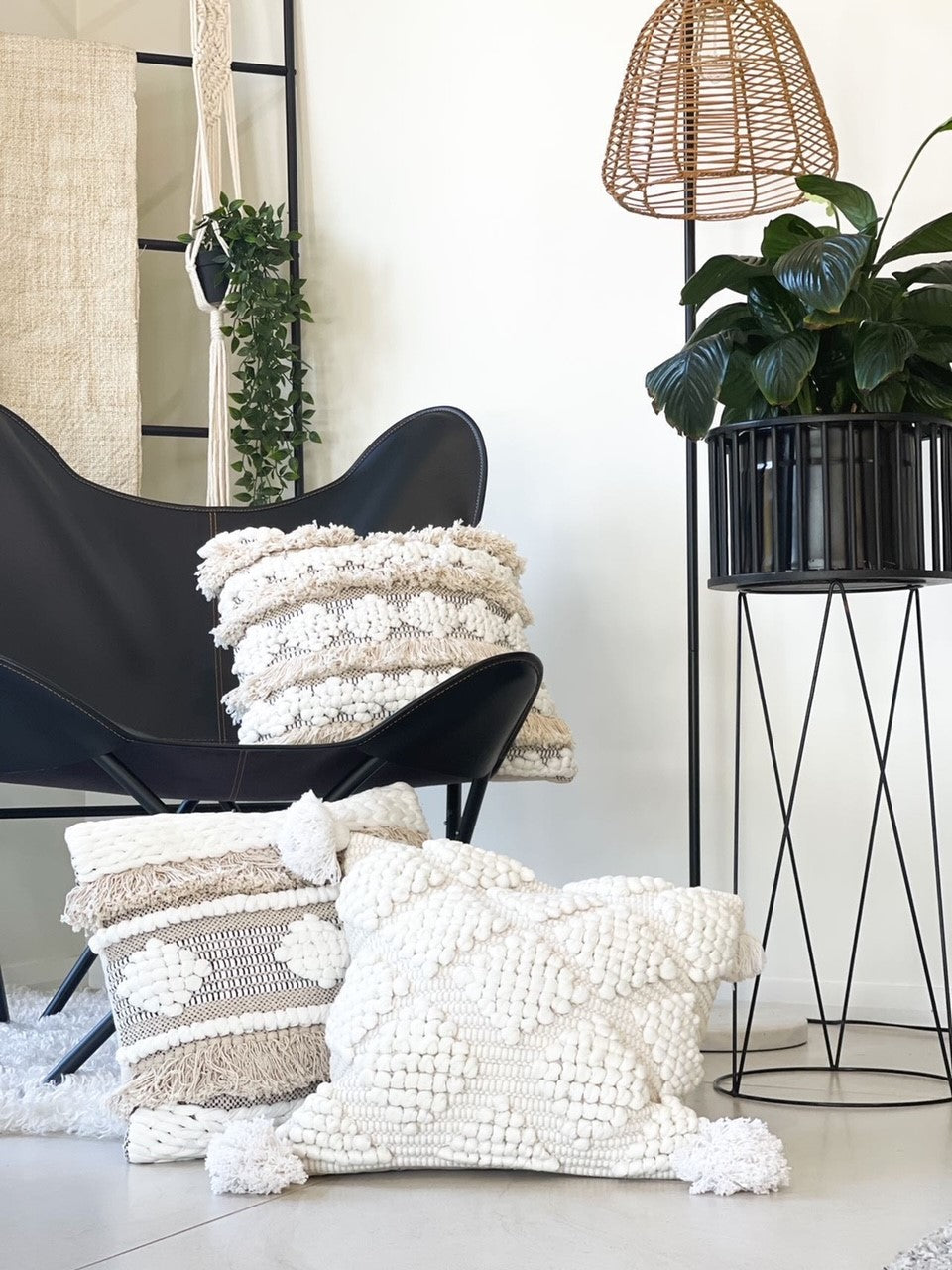 Boho Rustic Cushion Duo (Set of Two)