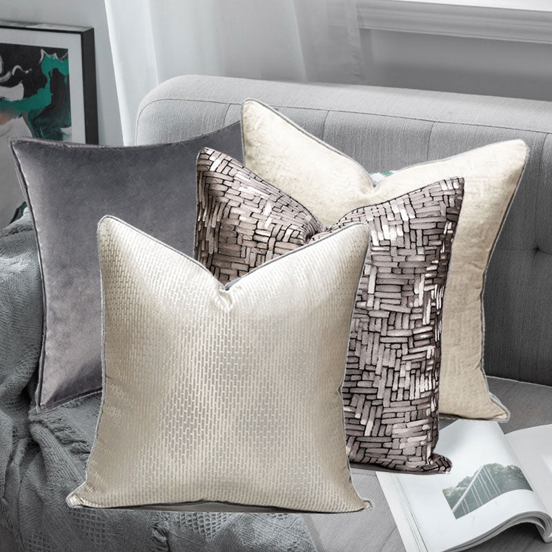 Luxury grey cushions best sale