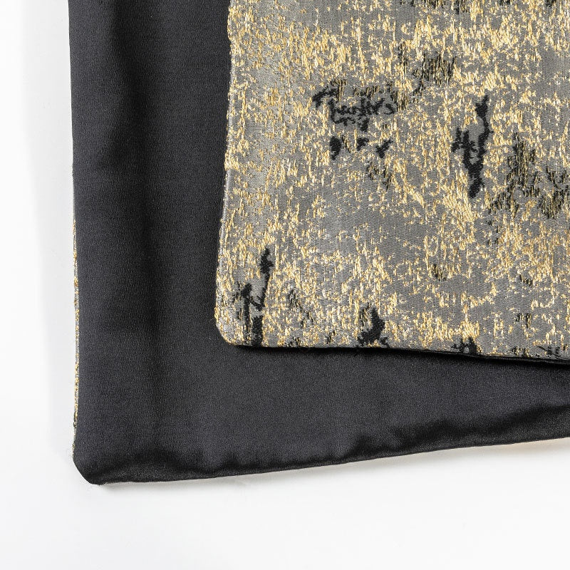 BLack and gold luxe cushion covers
