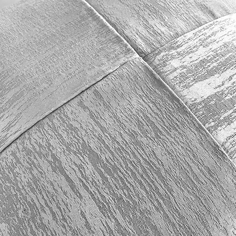 Silver cushion fabric