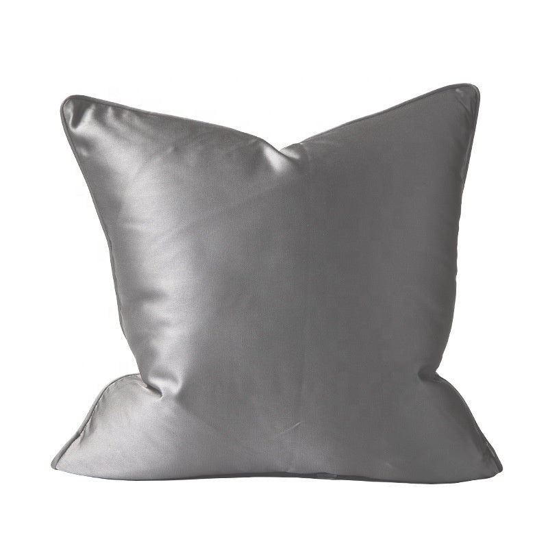marble blue cushion with satin backing