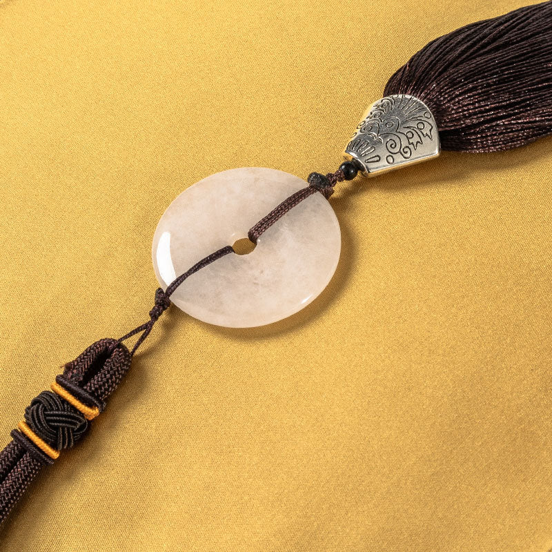 Gold luxury cushion with centre bead