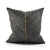 Blacl and gold cushion with gold highligh