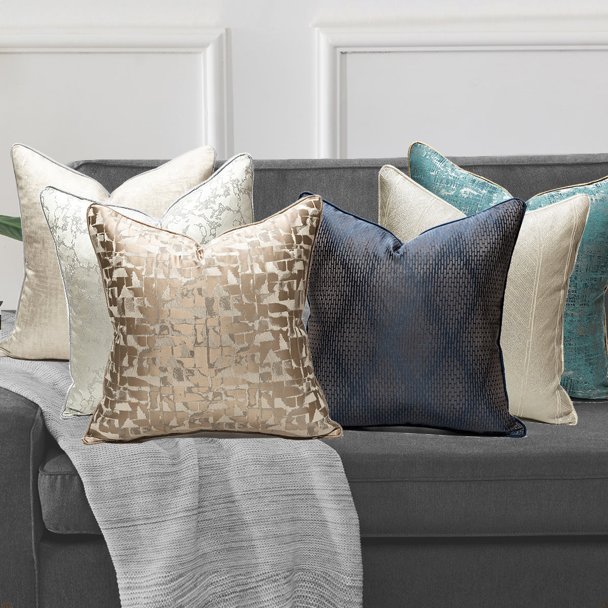 Luxury cushion covers