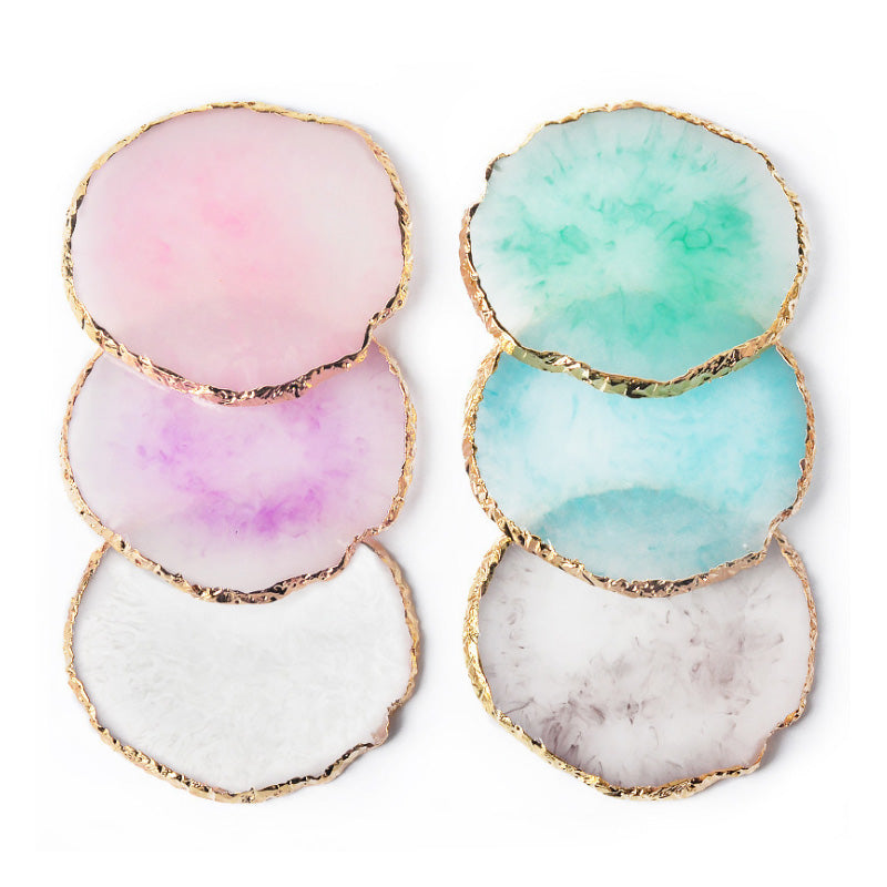 Resin Agate Coasters