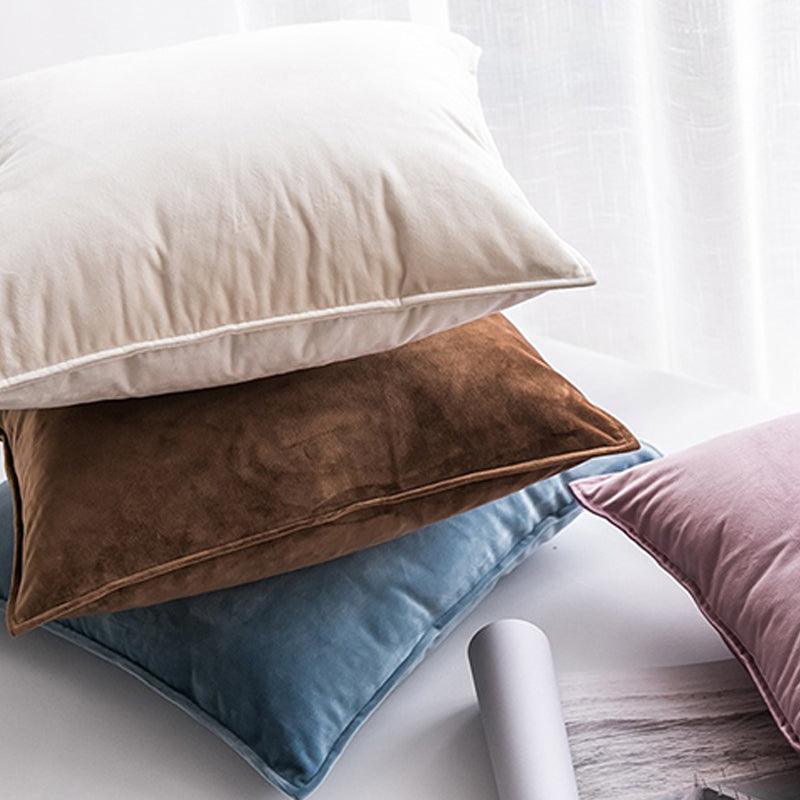 Soft Velvet Cushions in Gold and Silver