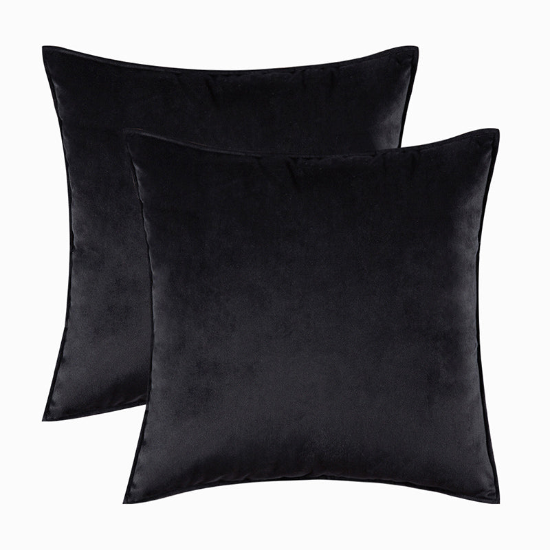 black velvet cushion